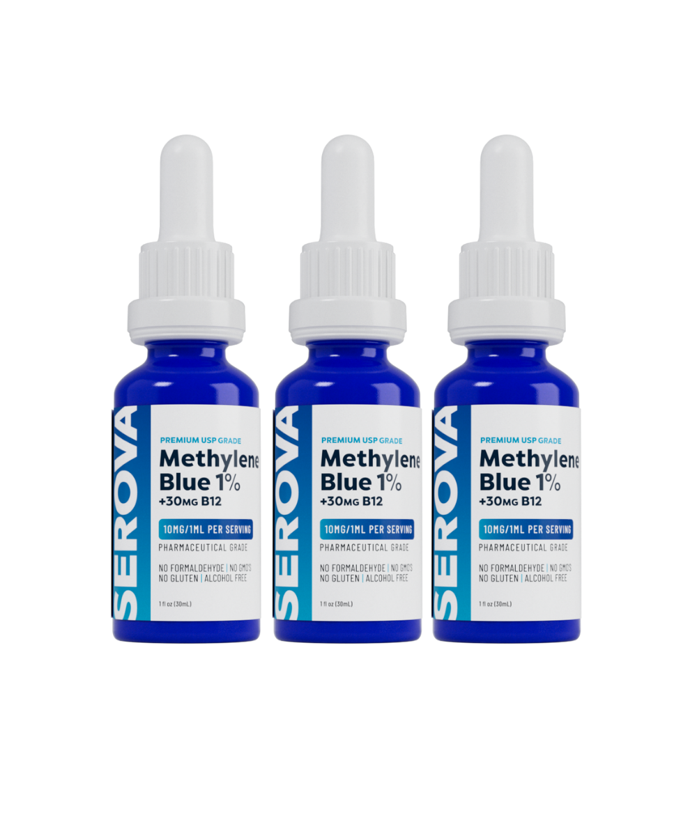Methylene Blue + B12 for Men & Women ⚡️ | Focus, Energy & Brain Health by Serova Wellness