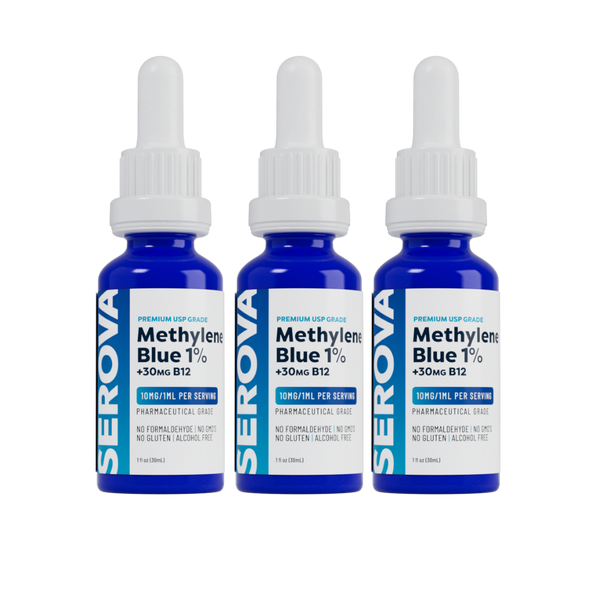 Methylene Blue + B12 for Men & Women ⚡️ | Focus, Energy & Brain Health by Serova Wellness