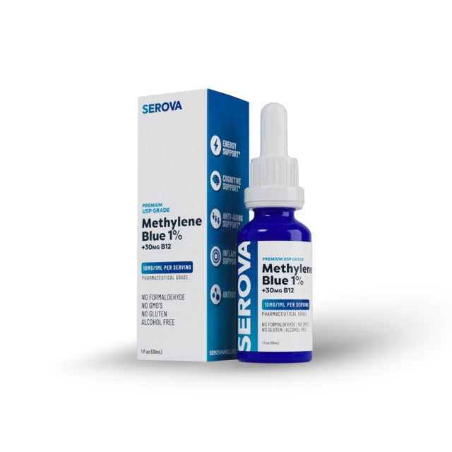Methylene Blue + B12 for Men & Women ⚡️ | Focus, Energy & Brain Health by Serova Wellness