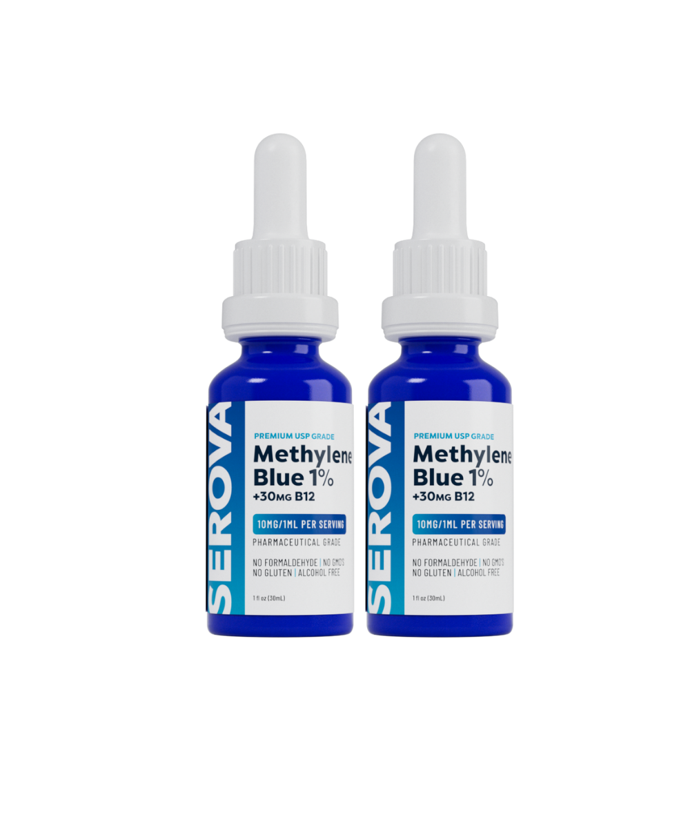 Methylene Blue + B12 for Men & Women ⚡️ | Focus, Energy & Brain Health by Serova Wellness