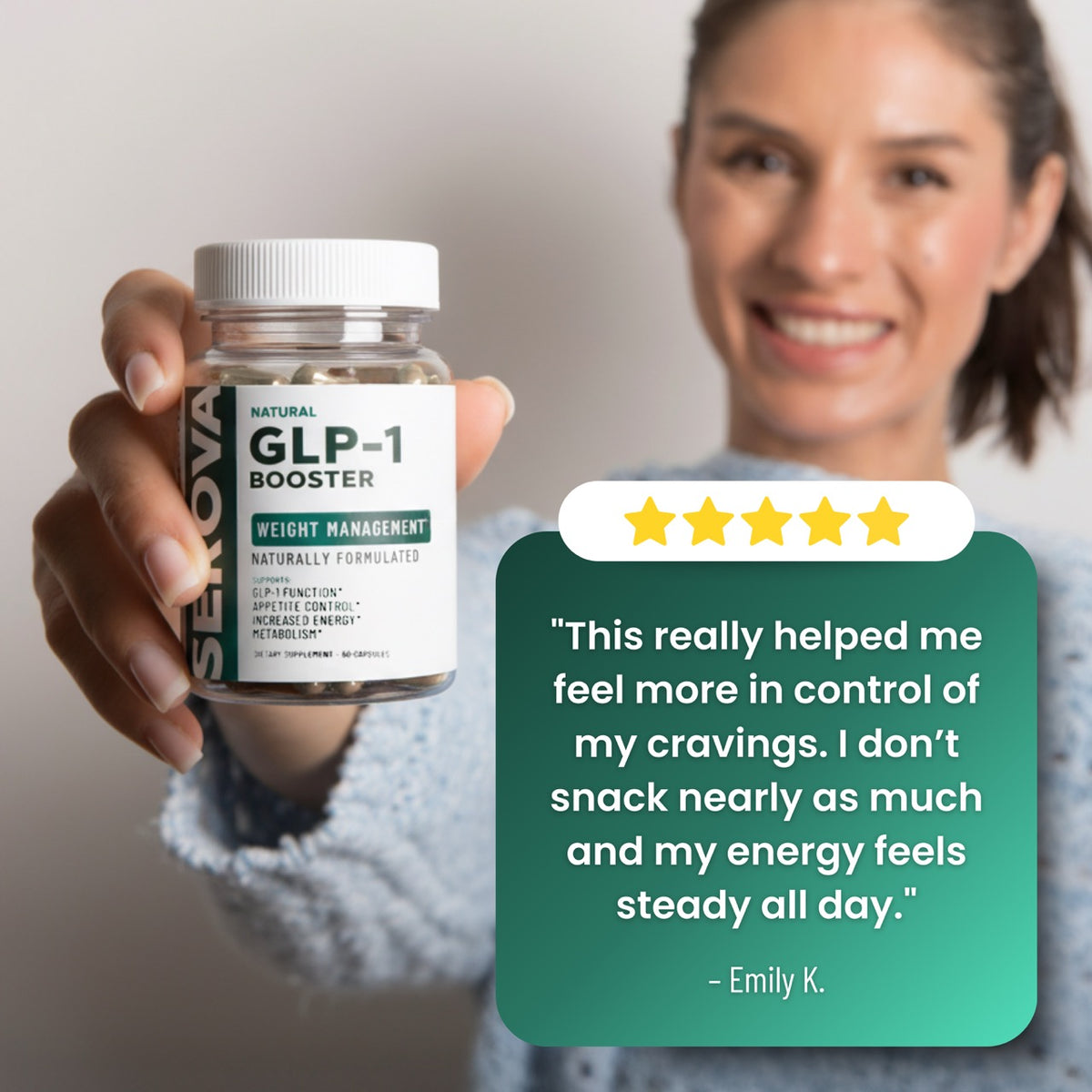 Natural GLP-1 Booster for Men & Women 🔥 | Appetite Control & Metabolic Energy Support