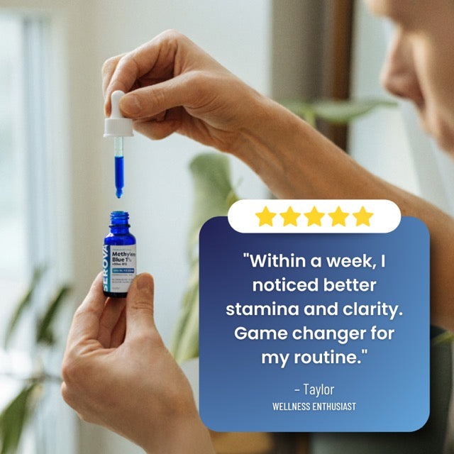 Methylene Blue + B12 for Men & Women ⚡️ | Focus, Energy & Brain Health by Serova Wellness